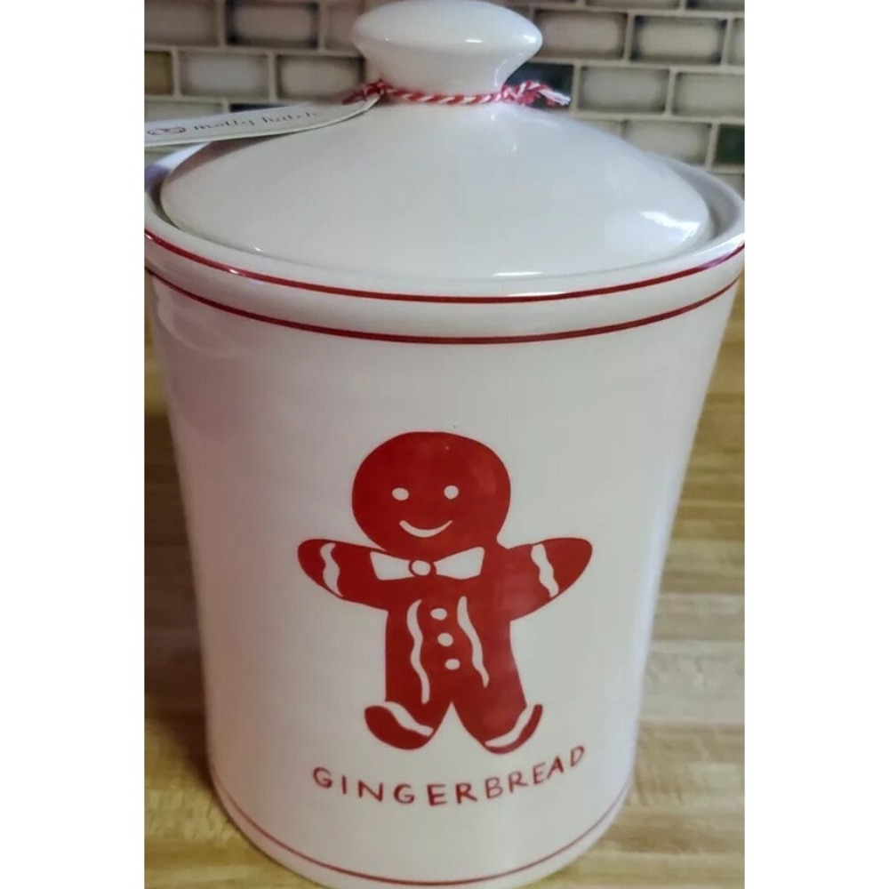 New Molly Hatch Gingerbread Canister - Cookie Jar